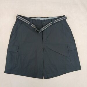 Orvis 36x9‎ Mens Shorts Cargo Polyester Casual Golf Outdoors Black